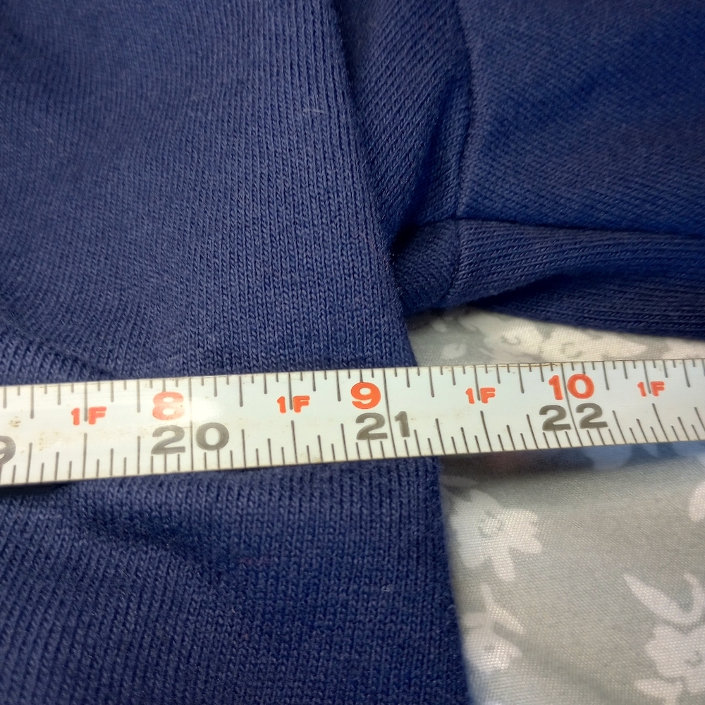 Vintage 70s Oversized Ribbed Varsity Cardigan Preppy Track Suit Jacket Prepcore - Picture 6 of 7